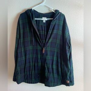 LLBEAN Zip Flannel